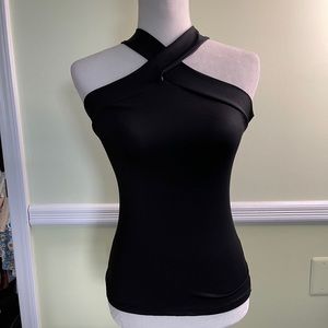 Black Spandex Halter Top